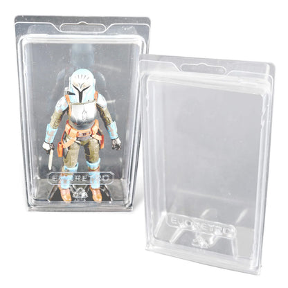 Evoretro, clear clamshell single display case protector for 6" figure loose (EVO-9307)