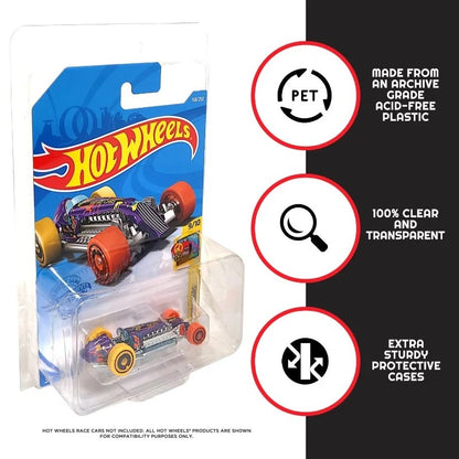 Evoretro boite de protection pour Hot Wheels emballée avec détails