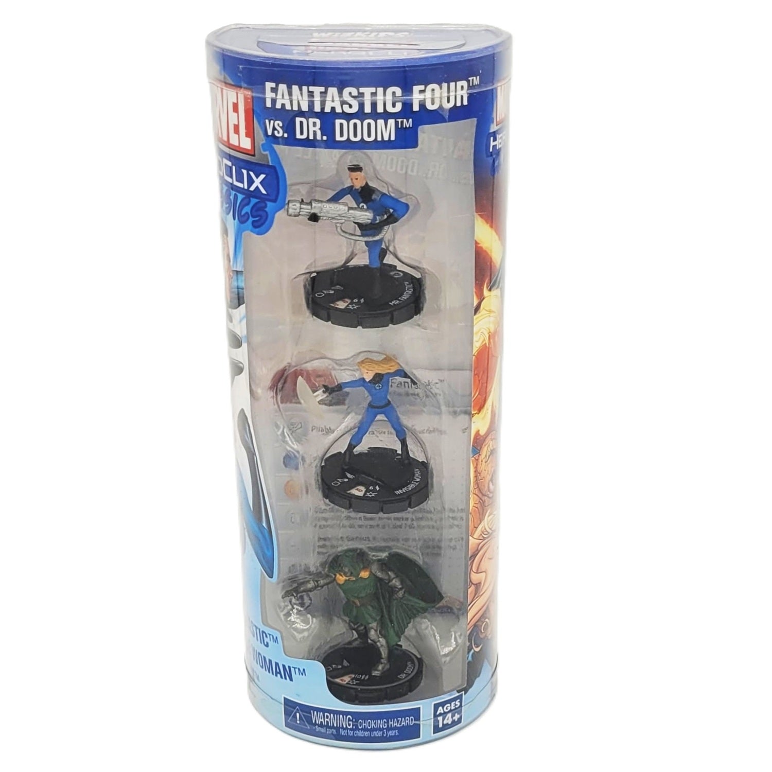 Marvel HeroClix Classics Fantastic Four Vs Dr. Doom vue boite de face