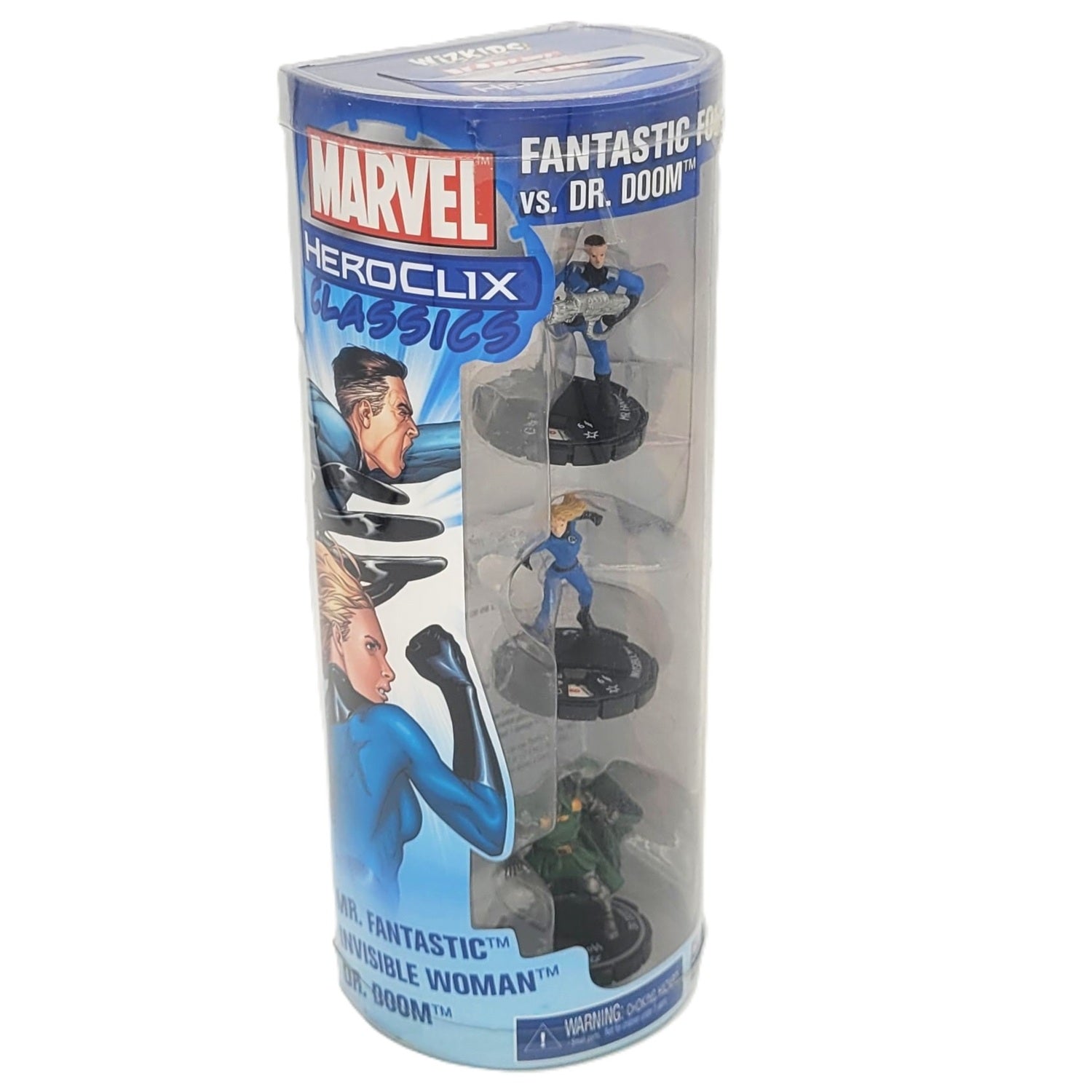 Marvel HeroClix Classics Fantastic Four Vs Dr. Doom boite profil droit