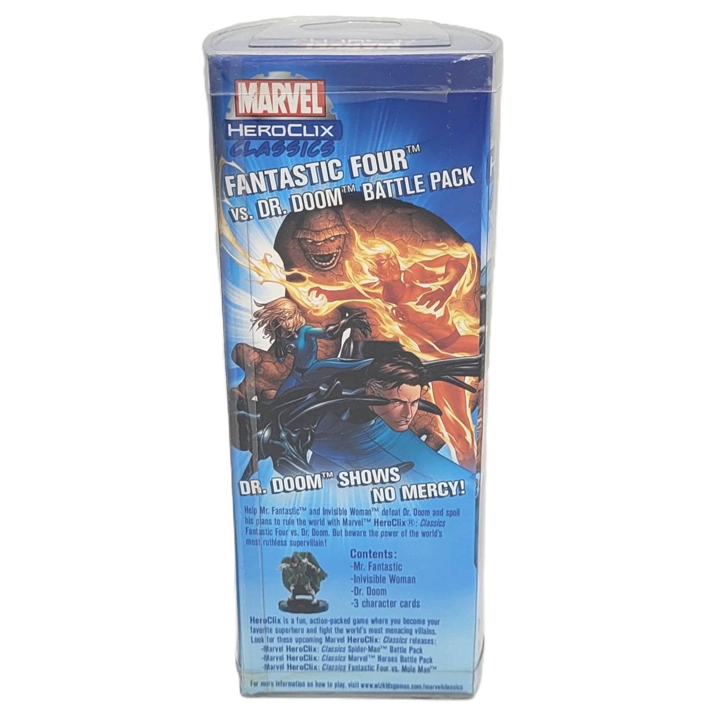 Marvel HeroClix Classics Fantastic Four Vs Dr. Doom arrière de la boite