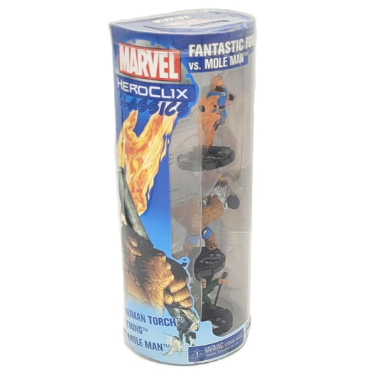 Marvel HeroClix Fantastic Four Vs Mole Man boite profil droit