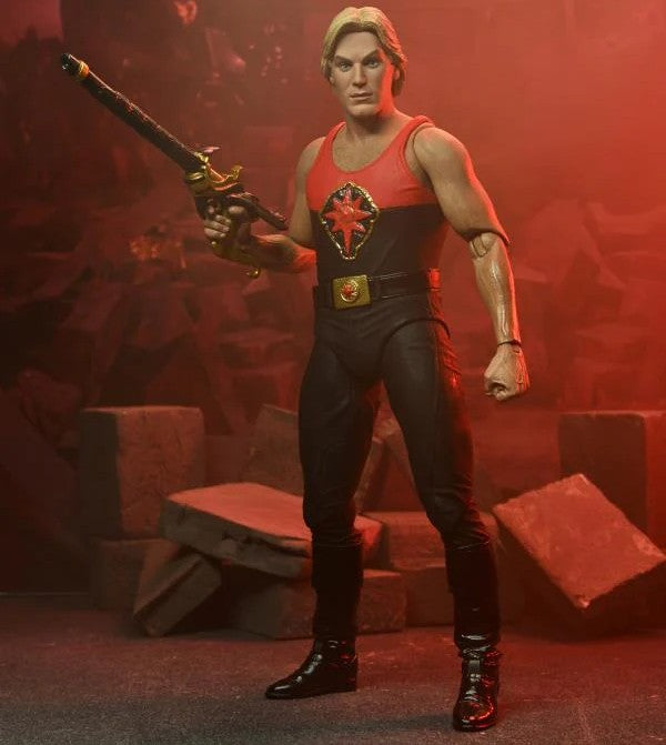 Flash Gordon figurine 7inch final battle ultimate avec son fusil