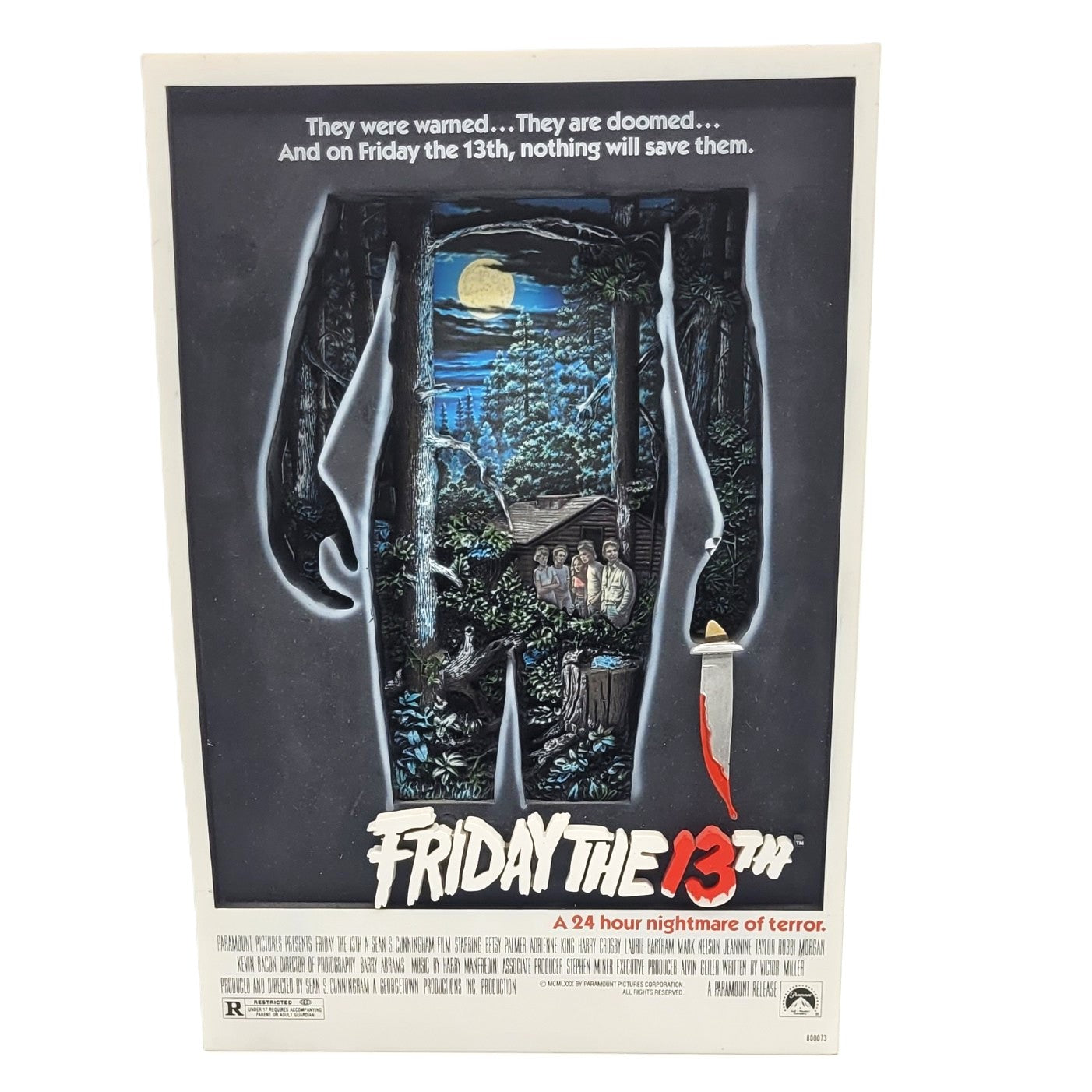 Affiche 3-D Movie Poster de Vendredi 13 de face