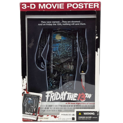Affiche 3-D Movie Poster de Vendredi 13 dans sa boite