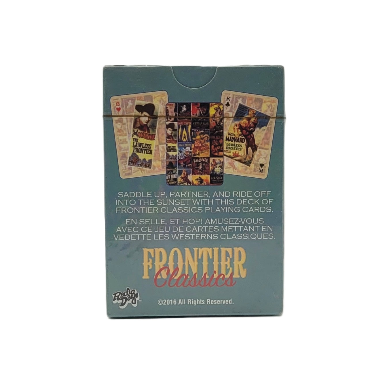 Jeu de cartes Frontier Classics arrière de la boite