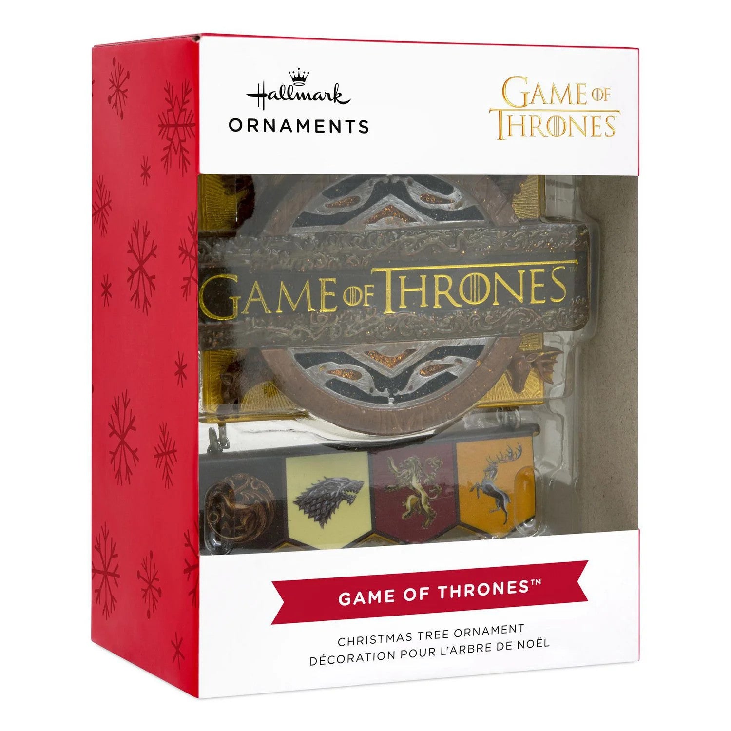 Game of Thrones décoration d'arbre de Noël Hallmark en boite