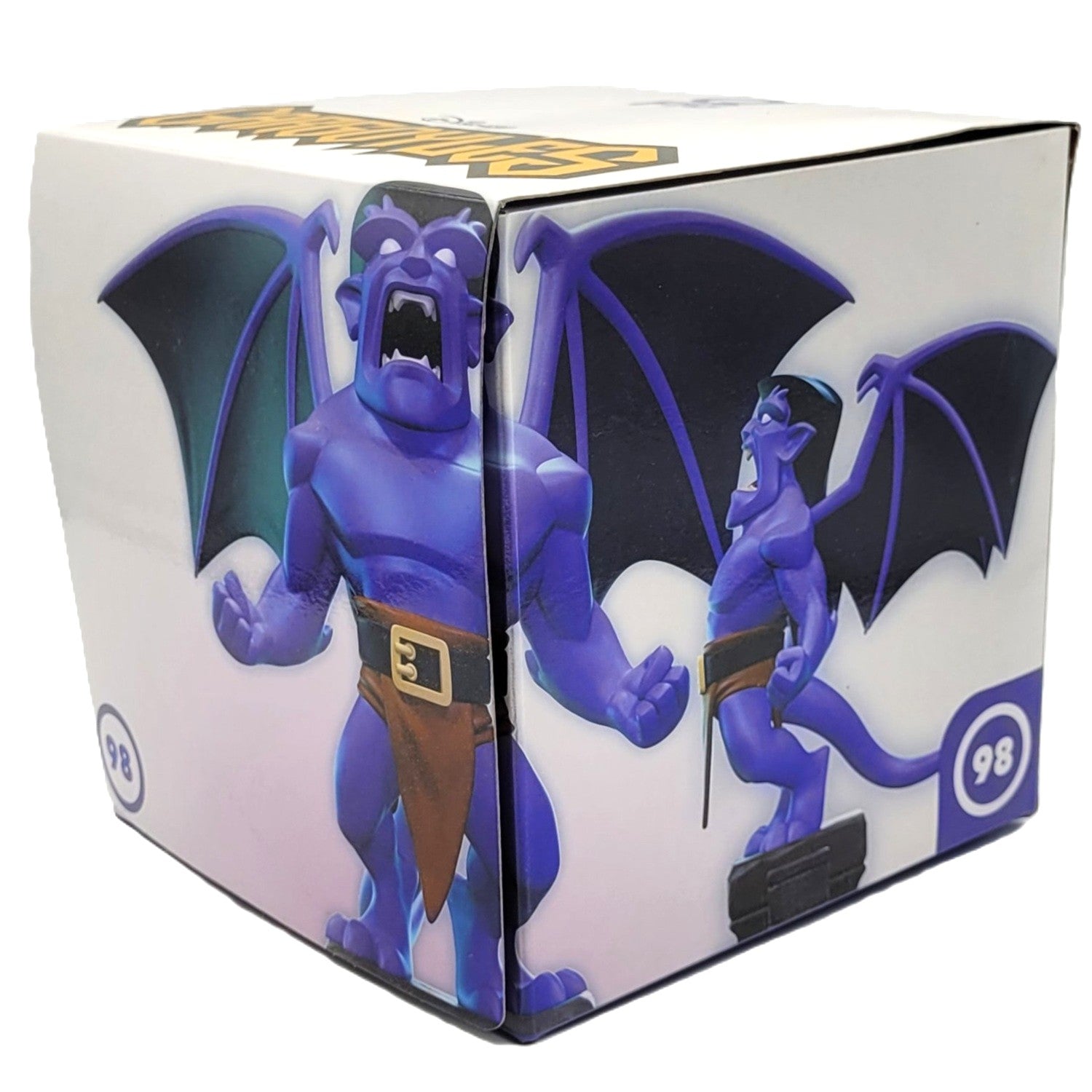 Gargoyles, figurine Q Fig Goliath boite de 3/4