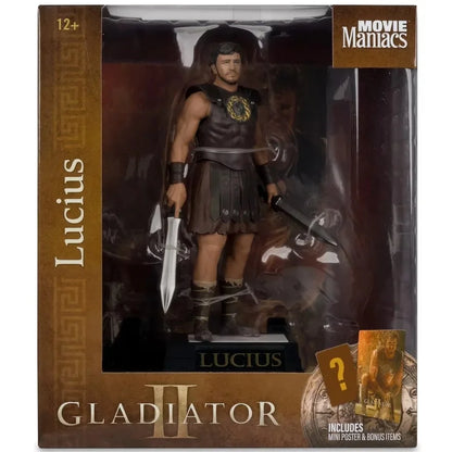 Galdiator 2, figurine Movie Maniacs de Lucius en boite