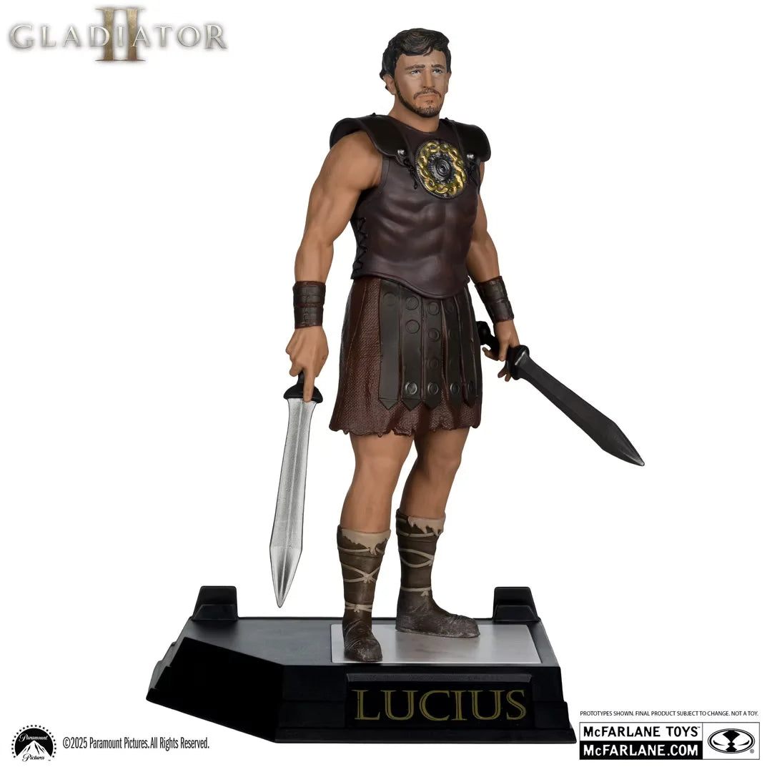 Galdiator 2, figurine Movie Maniacs de Lucius vue de face