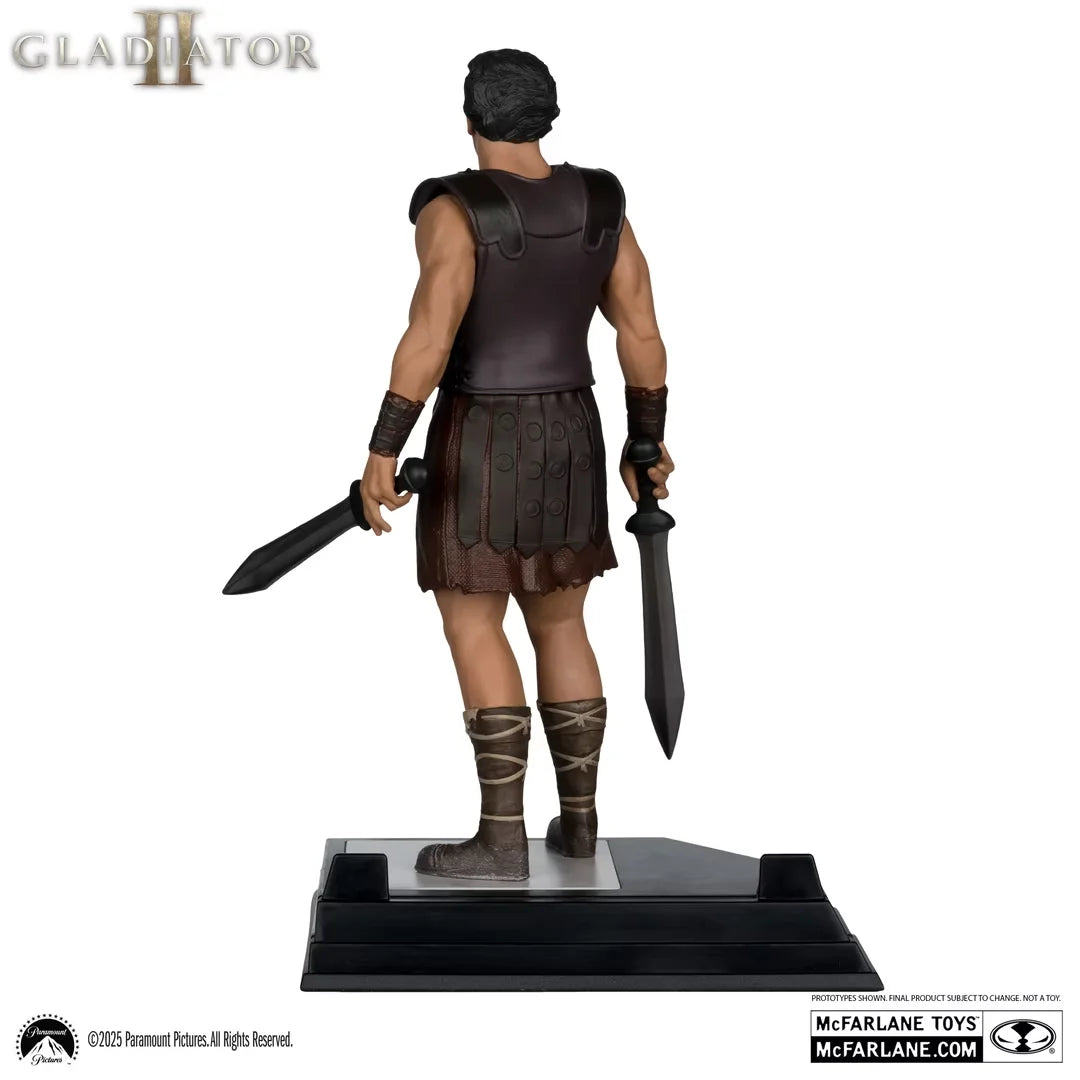 Galdiator 2, figurine Movie Maniacs de Lucius vue de dos