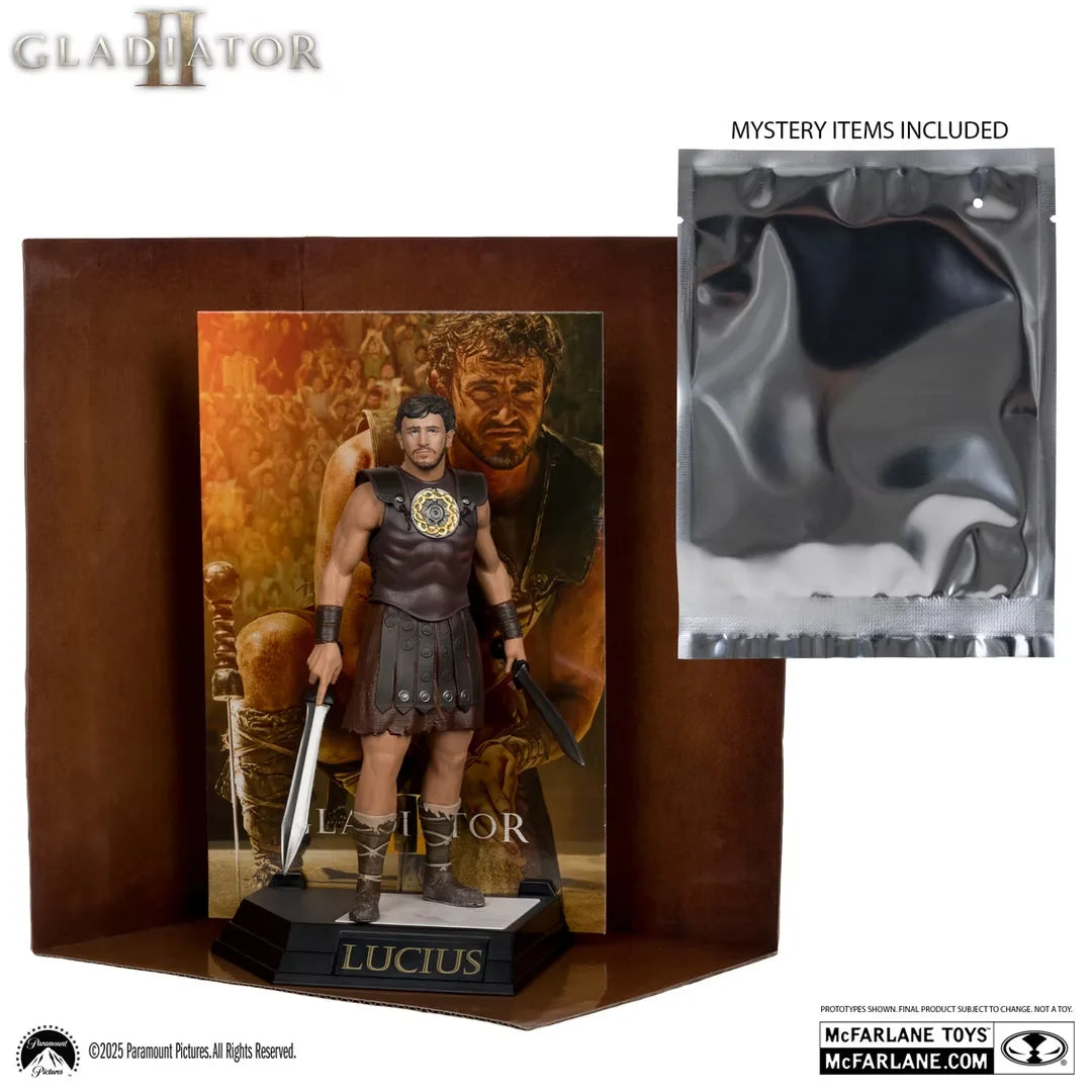 Galdiator 2, figurine Movie Maniacs de Lucius 