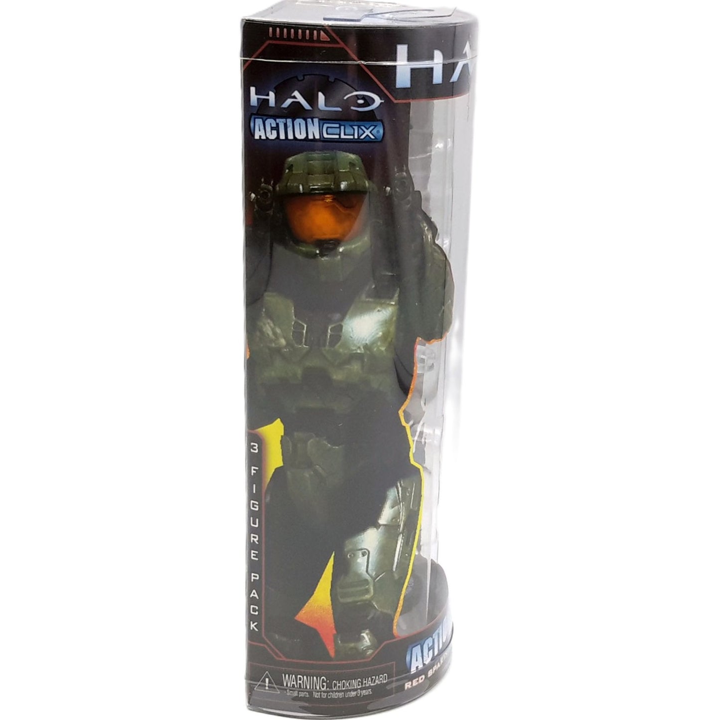 Halo Red Spartan Battle pack Action Clix vue de profil droit