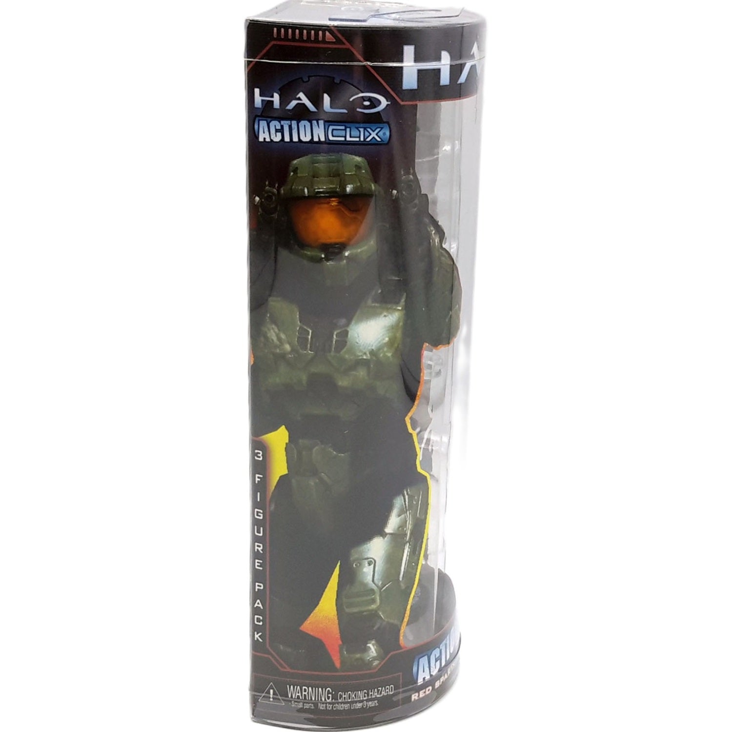 Halo Red Spartan Battle pack Action Clix vue de profil droit