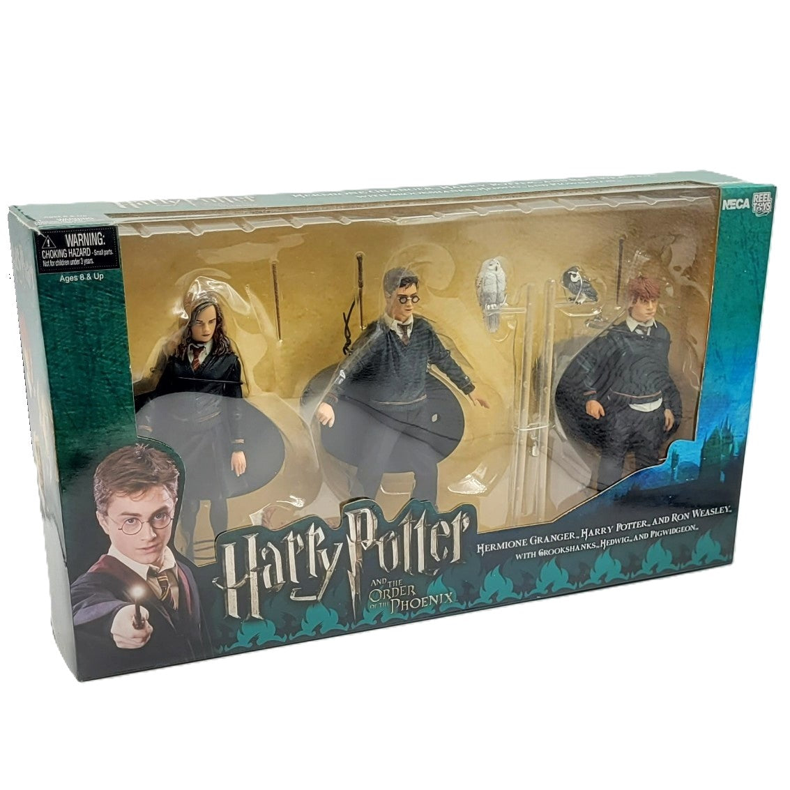 Harry Potter et l'ordre du Phoenix, pack de 3 figurines Neca boite de 3/4