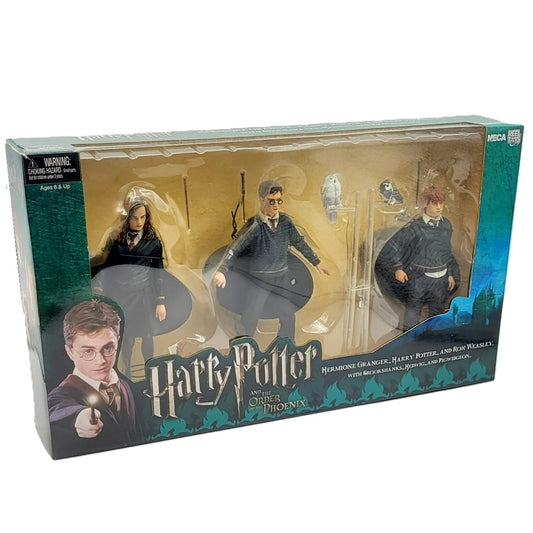 Harry Potter et l'ordre du Phoenix, pack de 3 figurines Neca boite de 3/4