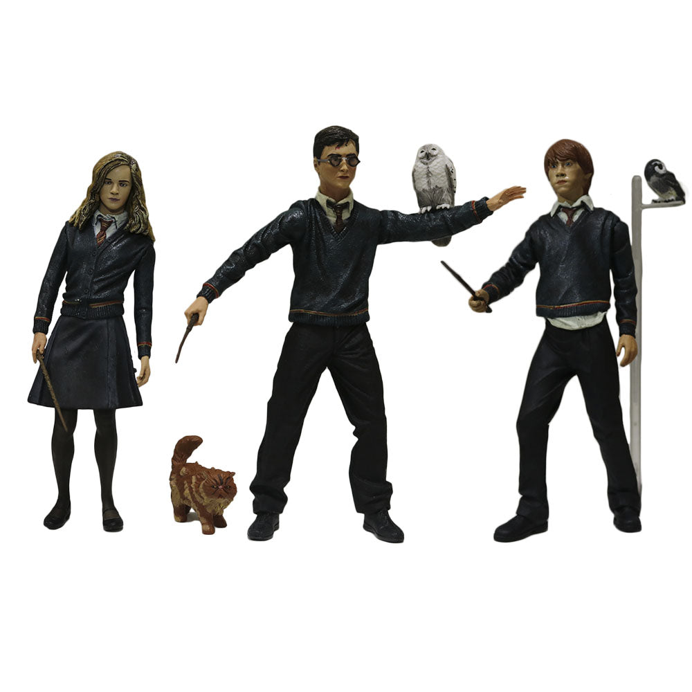 Harry Potter et l'ordre du Phoenix, pack de 3 figurines Neca avec accessoires