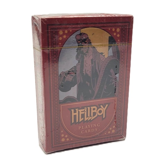 Jeu de cartes Hellboy (Dark Horse) devant du paquet