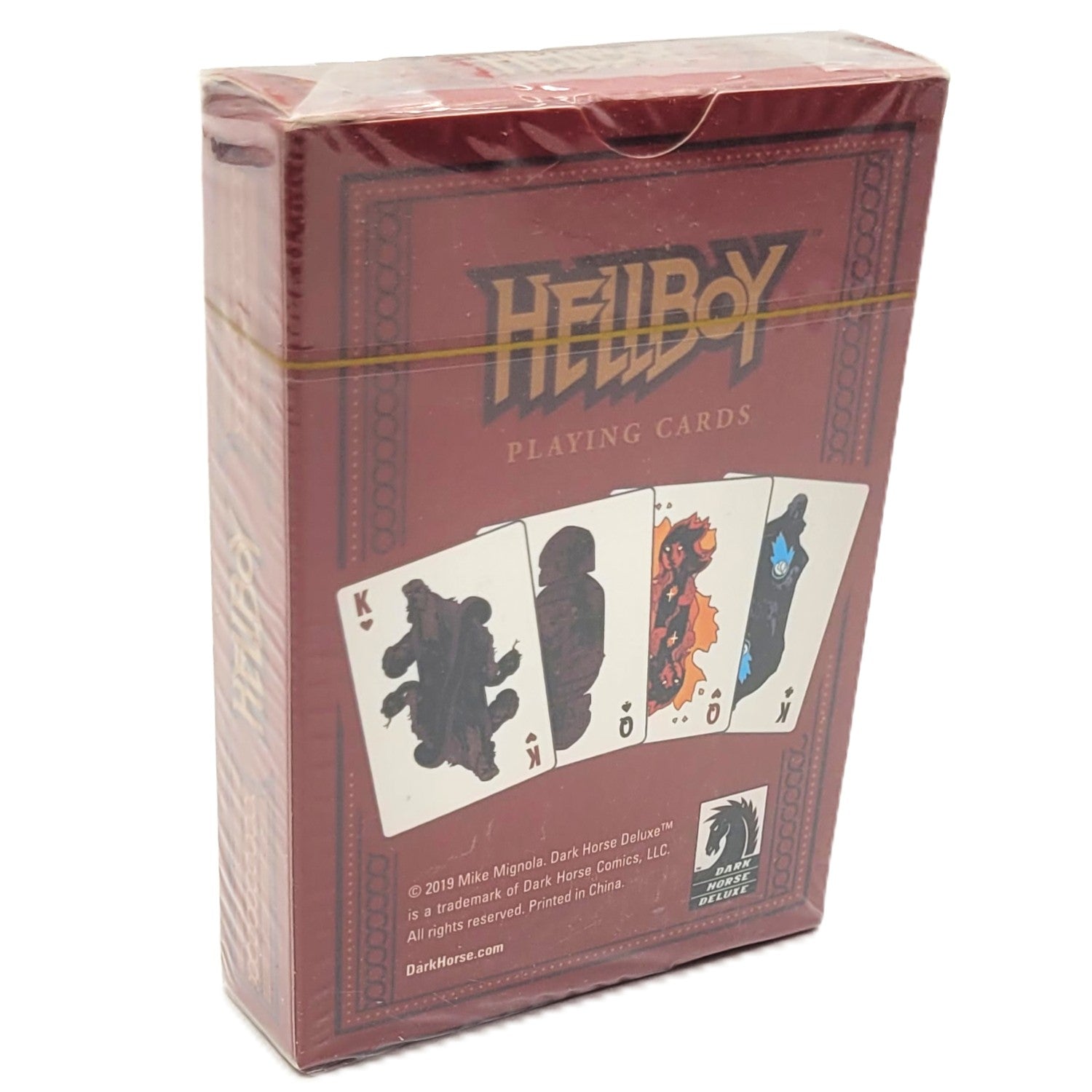 Jeu de cartes Hellboy (Dark Horse) arrière du paquet