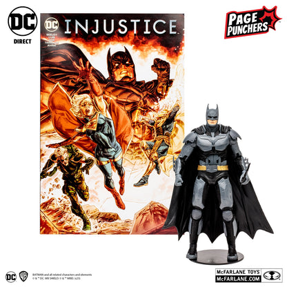 Injustice 2 figurine Batman Page Punchers McFarlane avec le comic