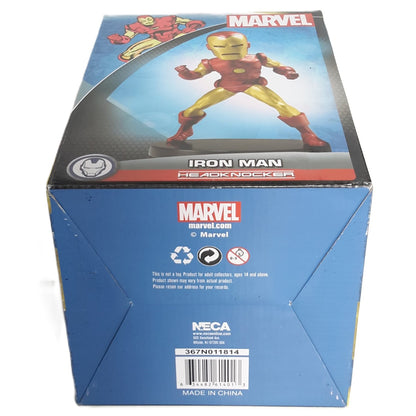 Bobblehead Iron Man en résine par Neca dessous de la boite