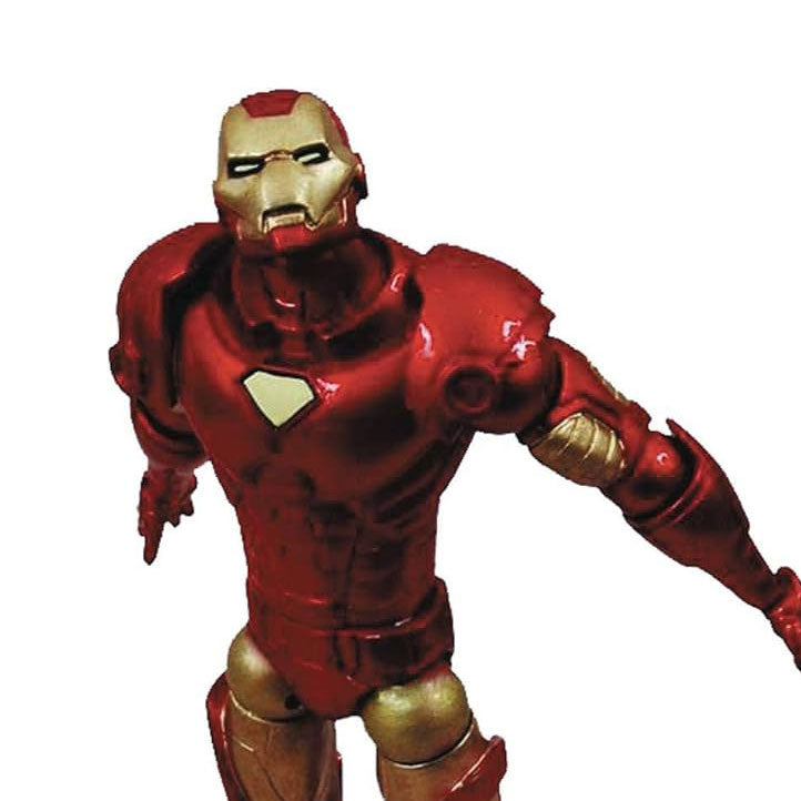 Figurine Iron Man Marvel Select en gros plan