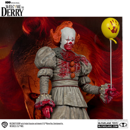 It Welcome to Dery figurine Movie Maniacs Pennywise ensanglanté 