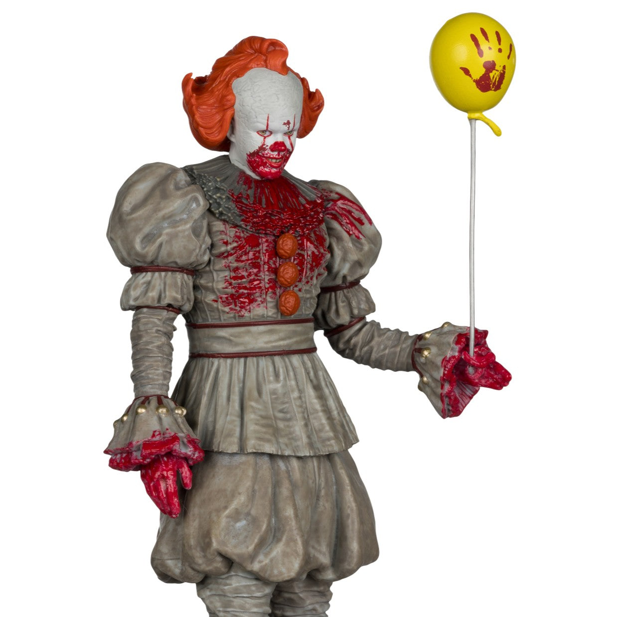 It Welcome to Dery figurine Movie Maniacs Pennywise ensanglanté en gros plan