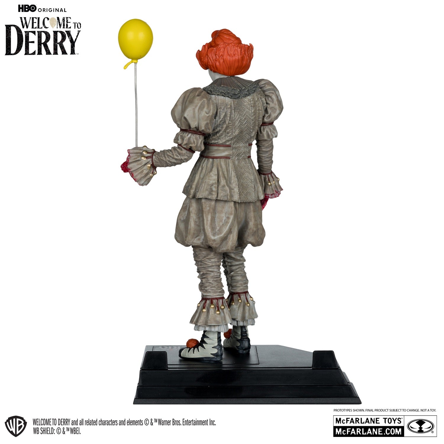 It Welcome to Dery figurine Movie Maniacs Pennywise ensanglanté de dos