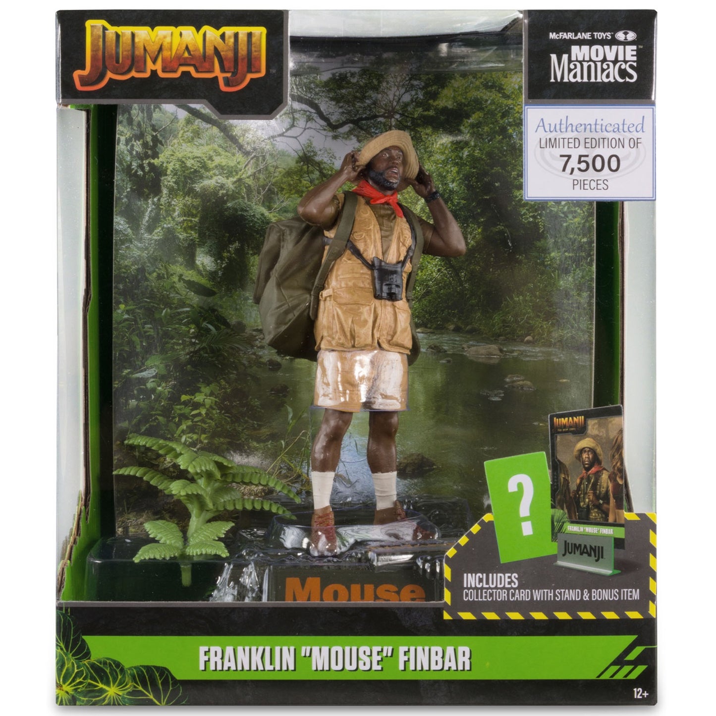 Jumanji, figurine Movie Maniacs Franklin Mouse Finbar McFarlane en boite