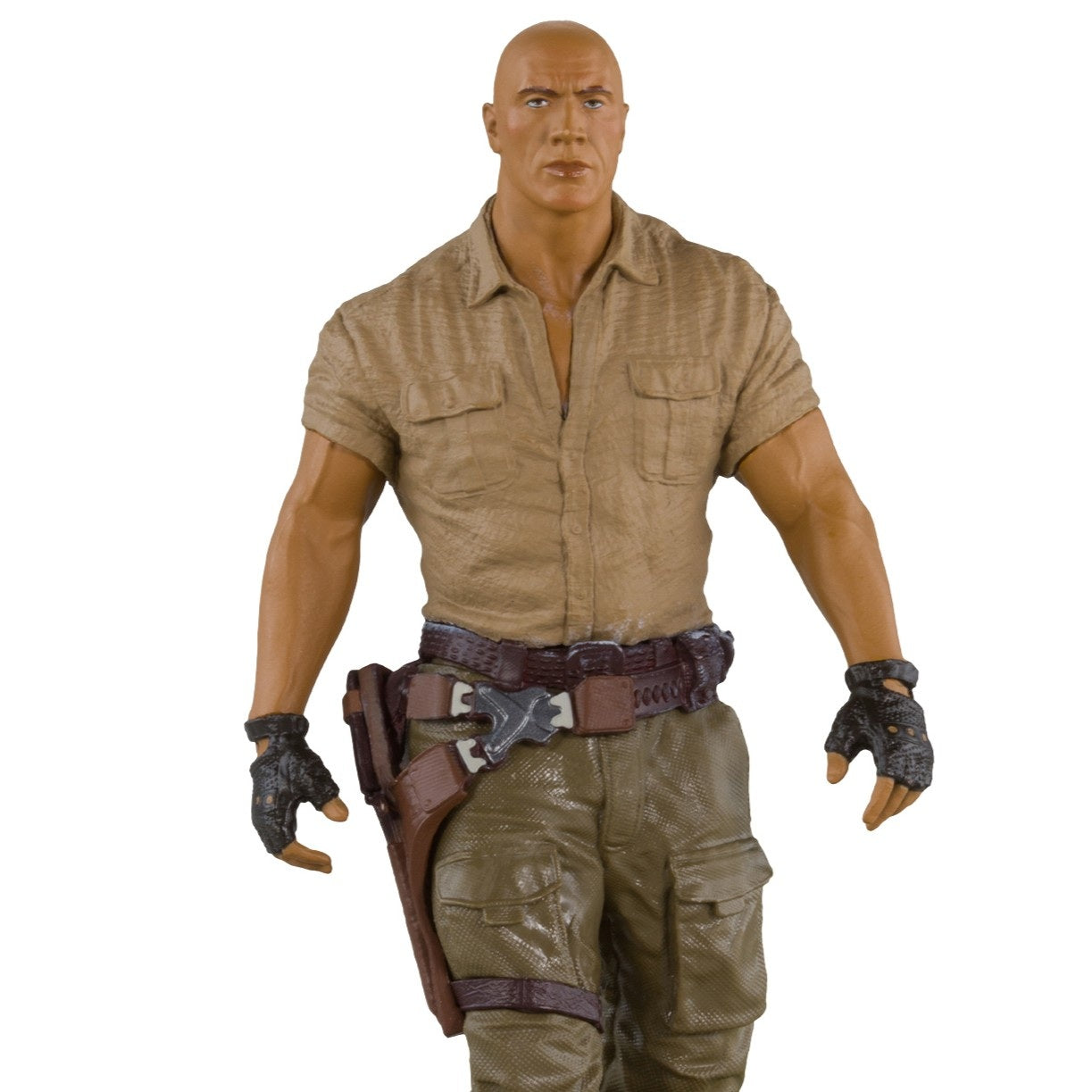 Jumanji, figurine Movie Maniacs Smolder Bravestone McFarlane en gros plan