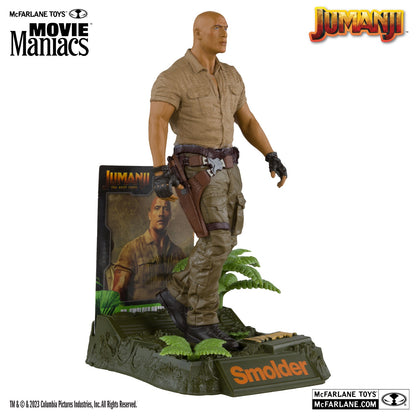 Jumanji, figurine Movie Maniacs Smolder Bravestone McFarlane de 3/4