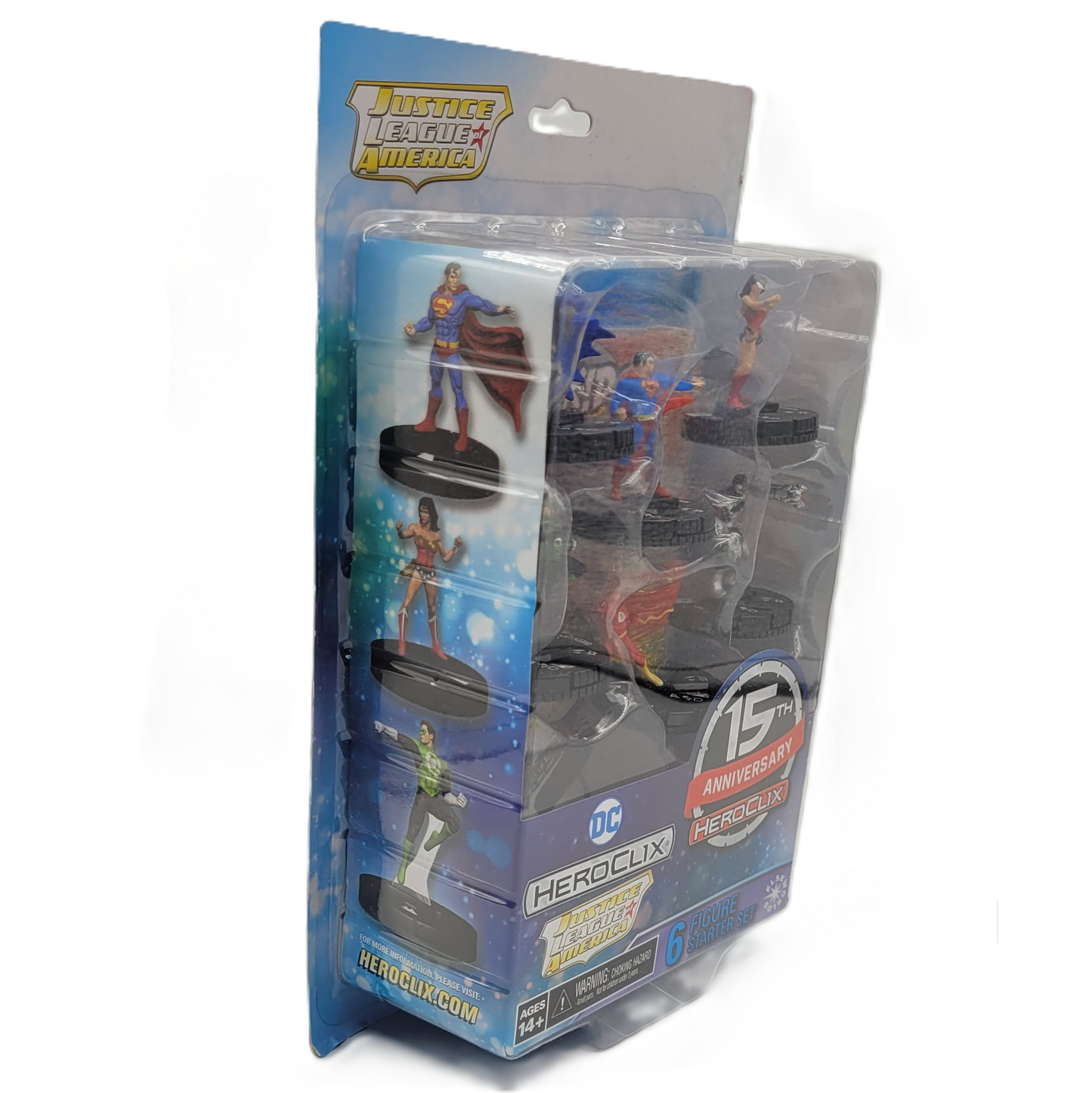 Justice League, ensemble de 6 figurines HeroClix 15th anniversaire (WizKids)