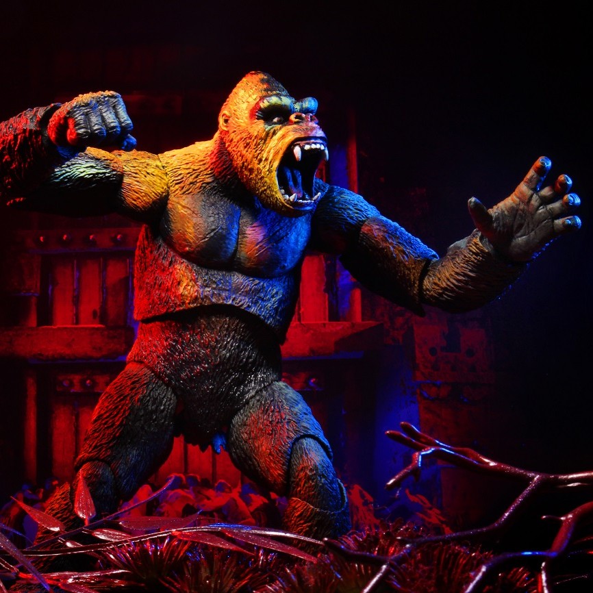 King Kong figurine Illustrated version prêt au combat