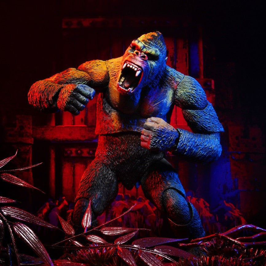 King Kong figurine Illustrated version en action