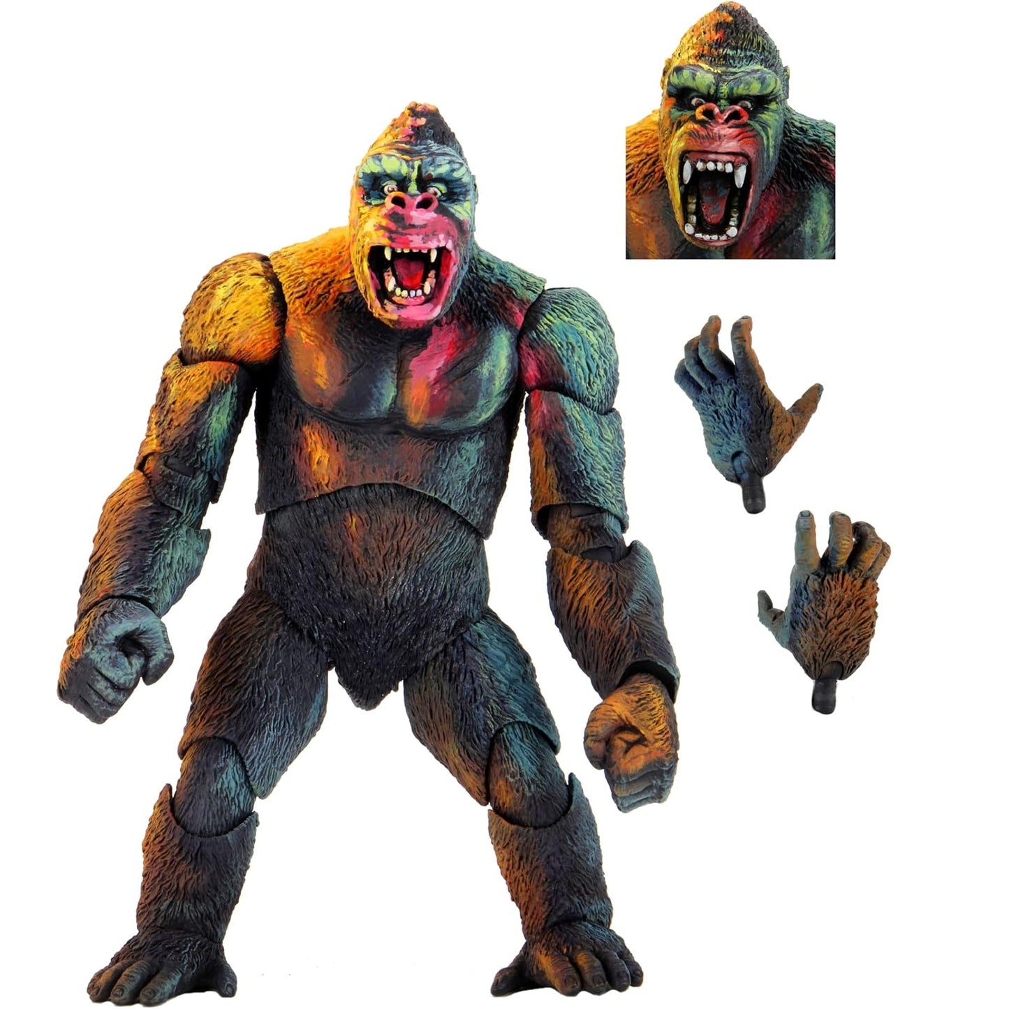 King Kong figurine Illustrated version avec accessoires