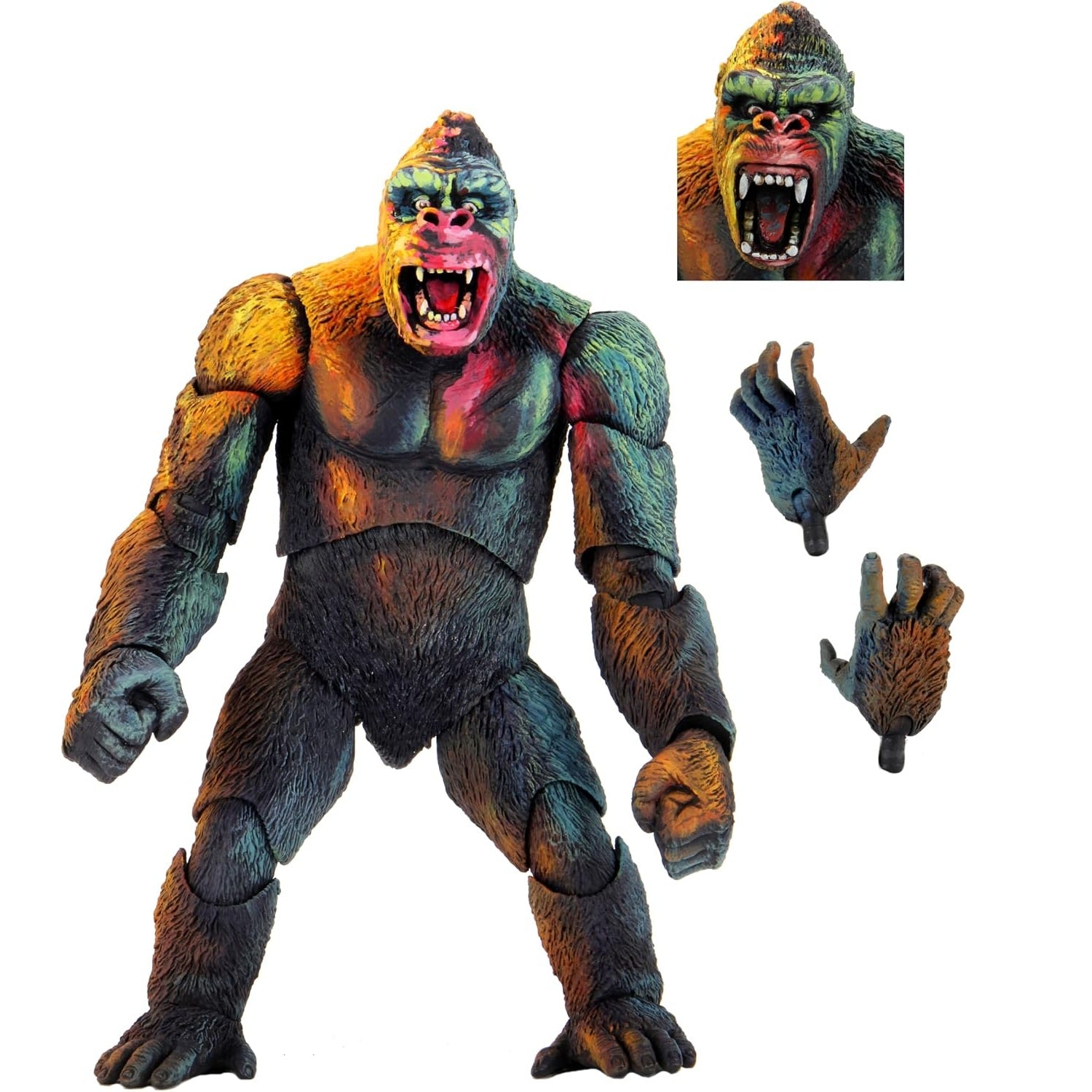 King Kong figurine Illustrated version avec accessoires