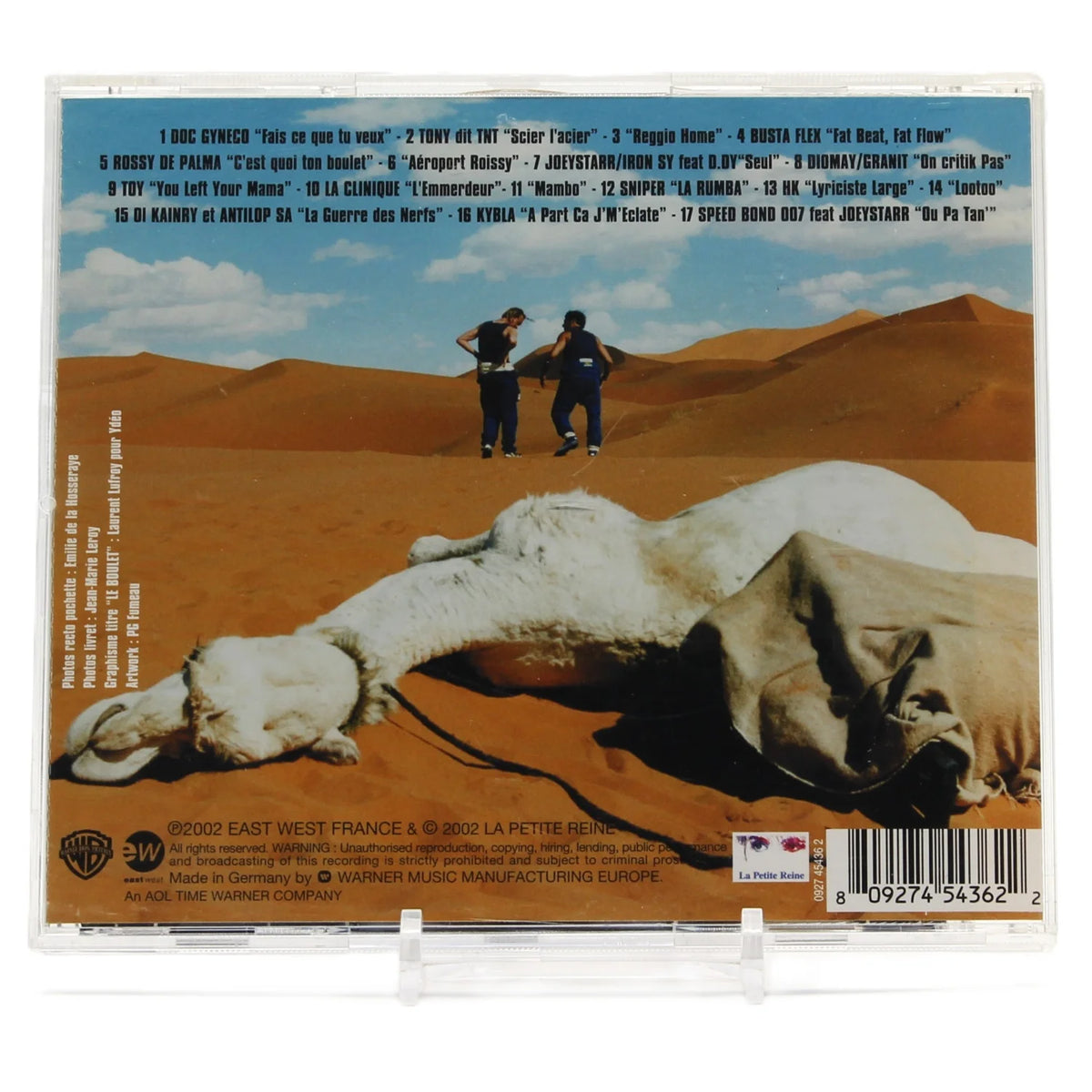 Musique inspirée du film Le Boulet en CD vue de derrière