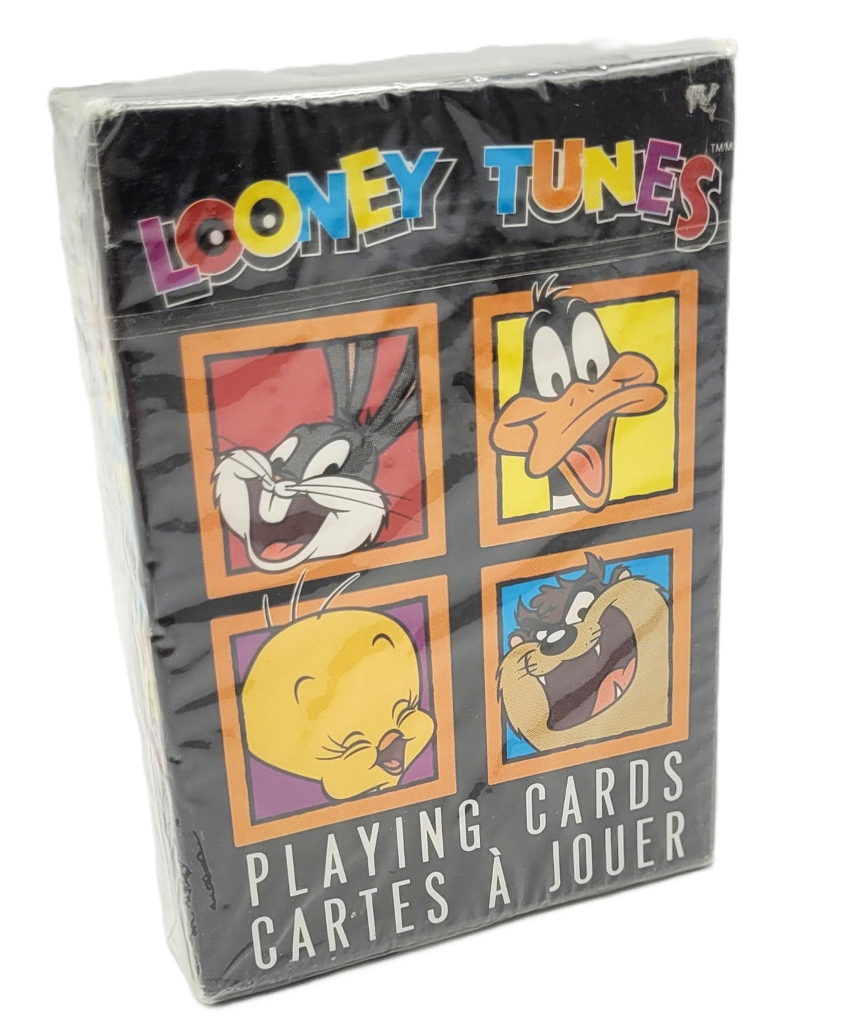 Jeu de cartes Looney Tunes paquet vu de 3/4