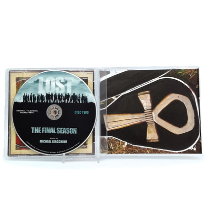 Trame sonore de Lost: The Final Season vue du boitier ouvert et du disque 2