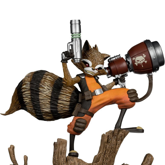 Marvel Collection 1:6, figurine de Rocket Racoon en gros plan