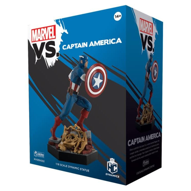 Figurine Marvel Vs Captain America 1:6 boite de profil