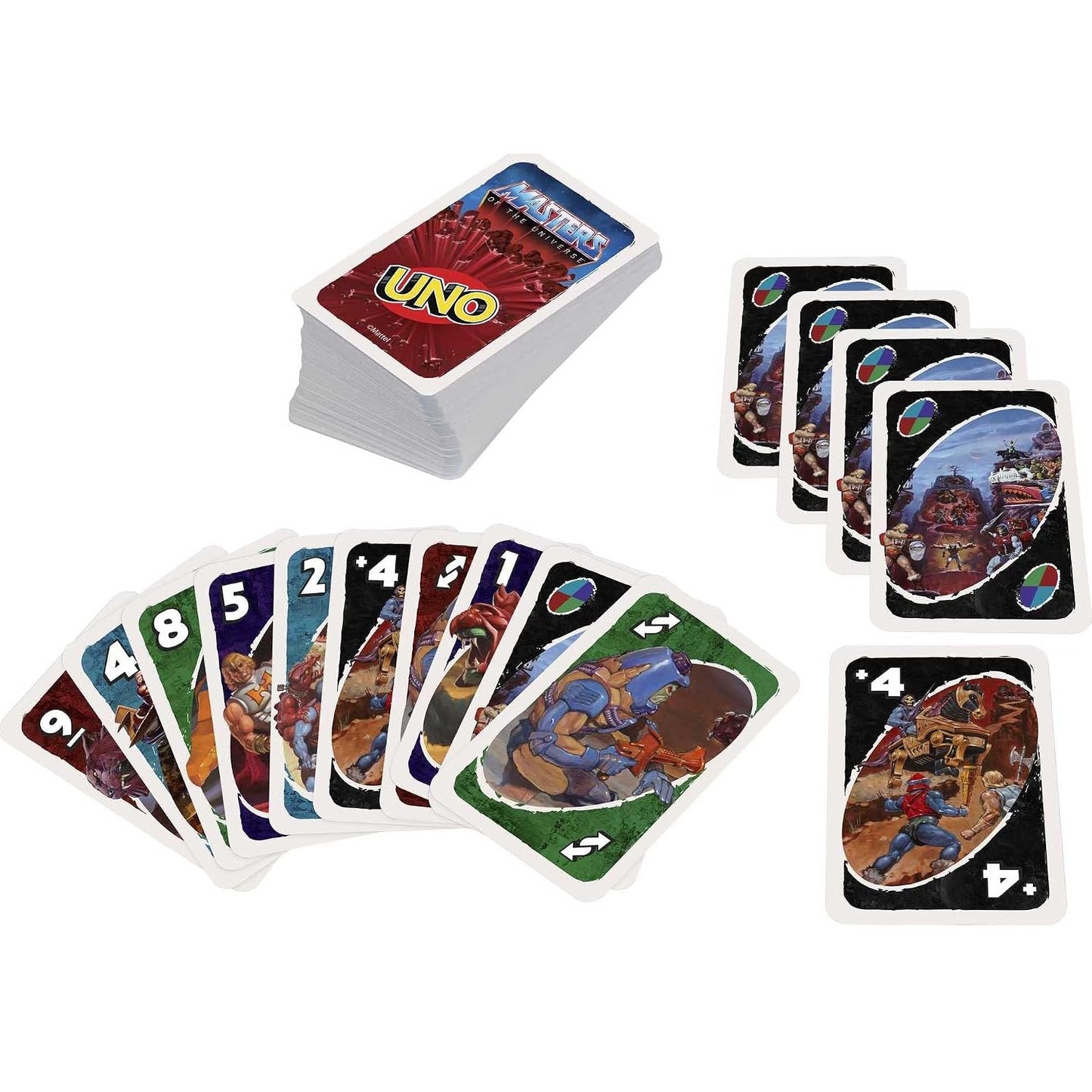 Les Maitres de l'univers jeu de carte Uno deck complet