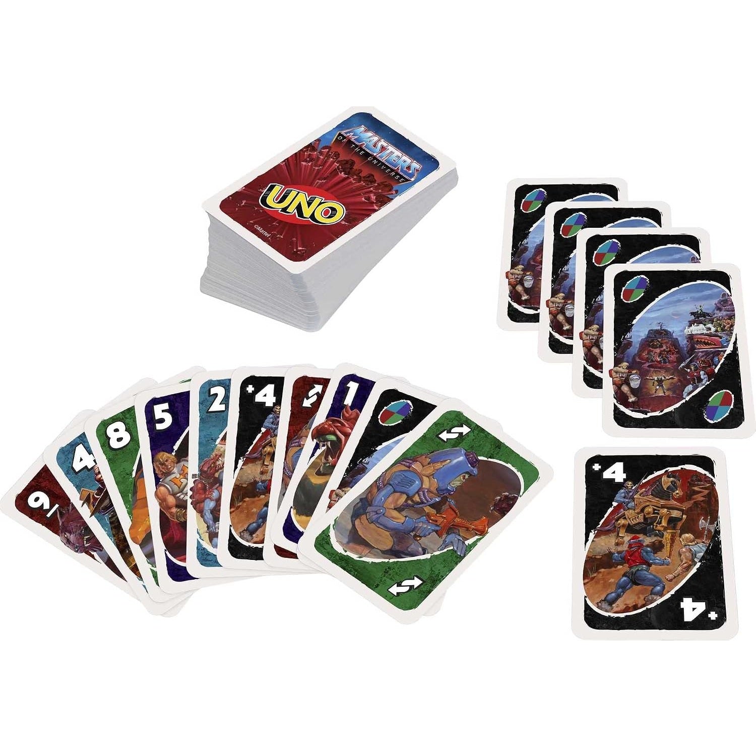 Les Maitres de l'univers jeu de carte Uno deck complet