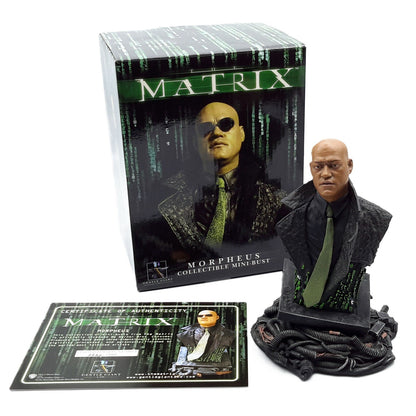 Matrix buste de Morpheus avec certificat