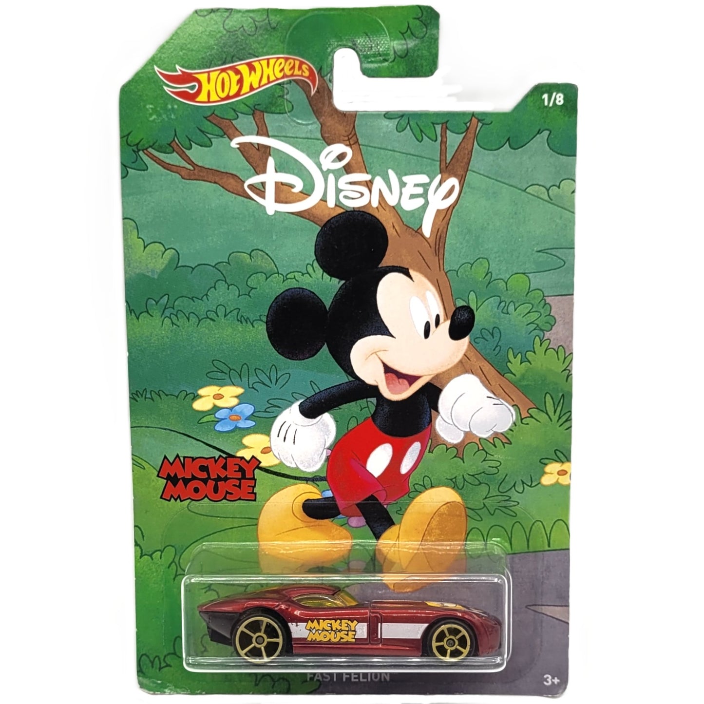 Mickey Mouse Hot Wheels Fast Felion de devant
