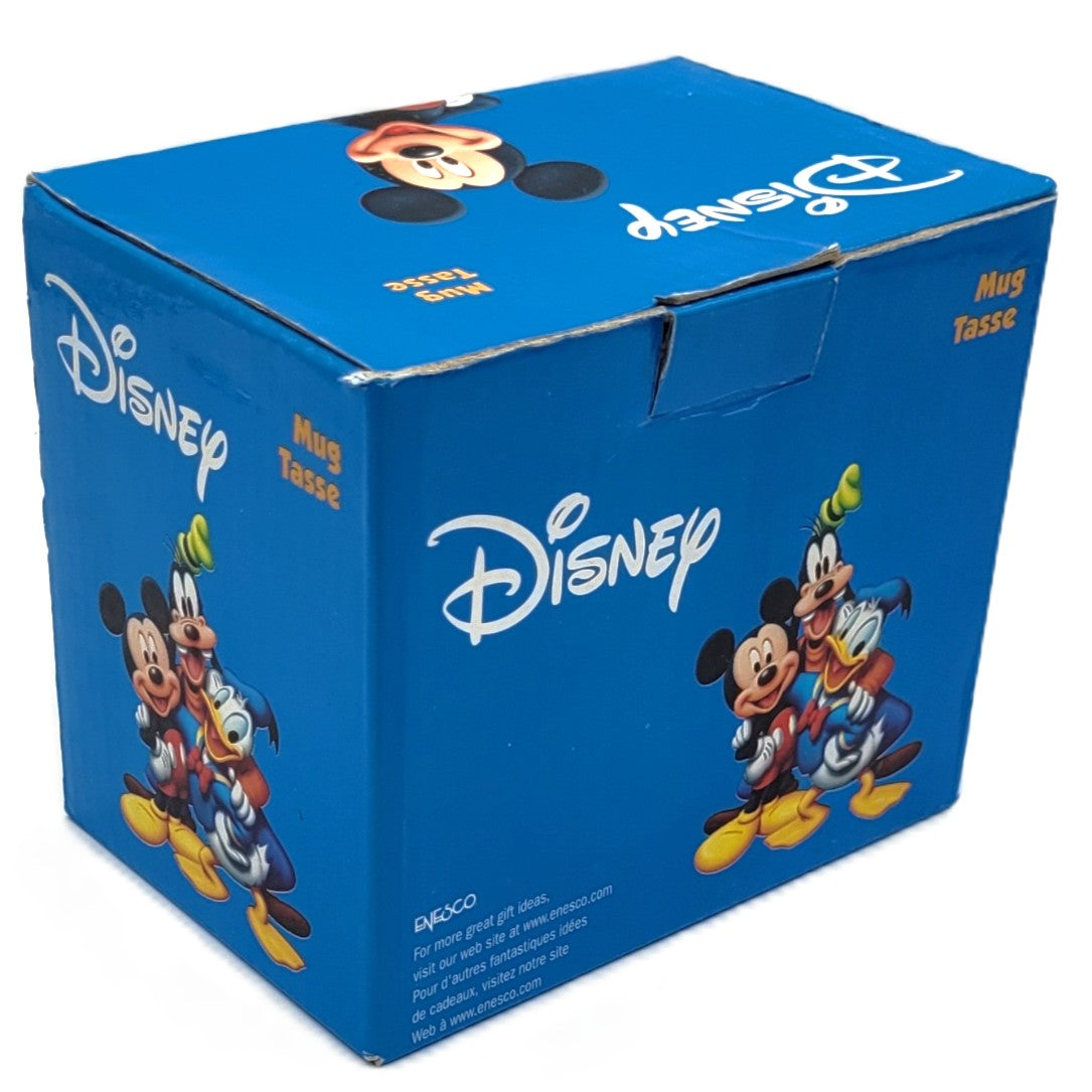 Mickey Mouse tasse de Noel derrière de la boite