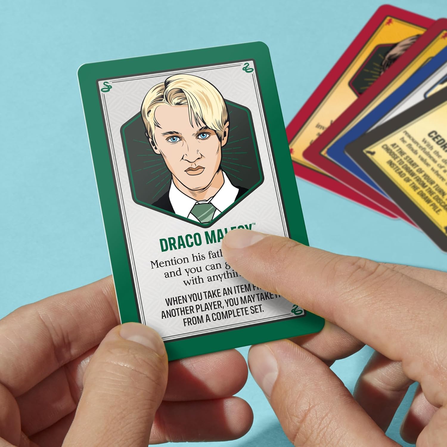 Jeu Monopoly Deal Harry Potter carte Draco Malfoy