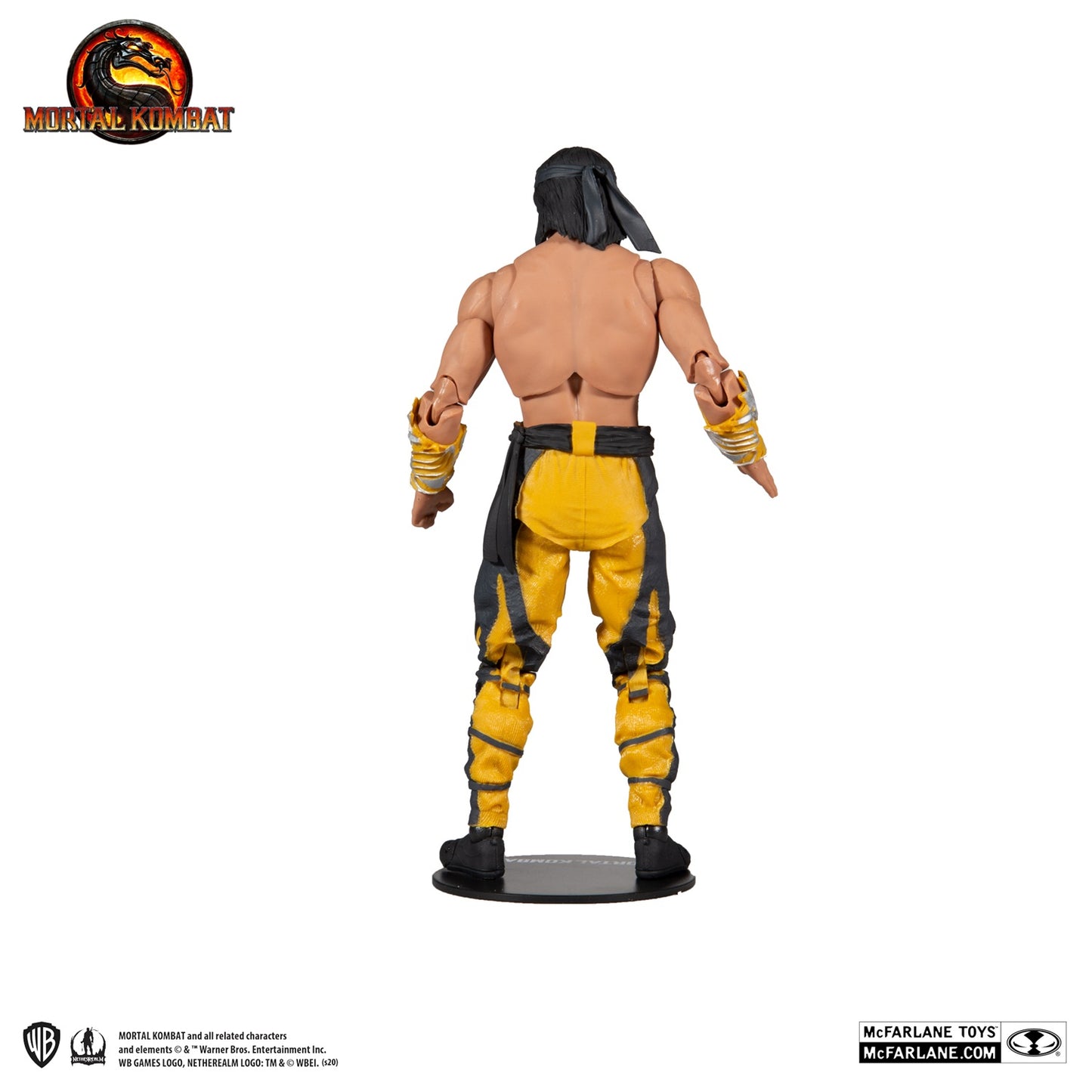 Mortal Kombat 11 figurine Liu Kang de dos