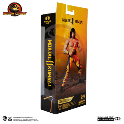 Mortal Kombat 11 figurine Liu Kang arrière de la boite